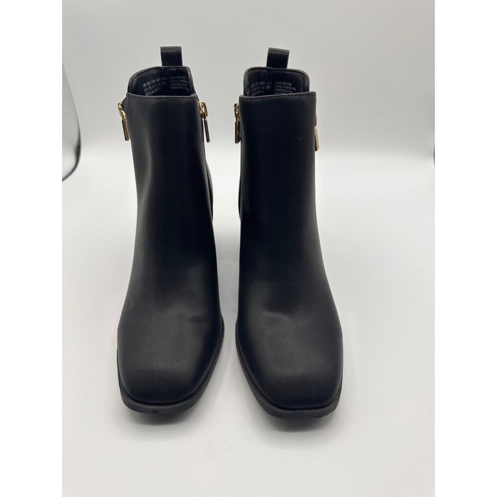 Kenneth Cole Reaction Size 8.5M  Ankle Boots Side Zipper Faux Leather - Picture 2 of 10